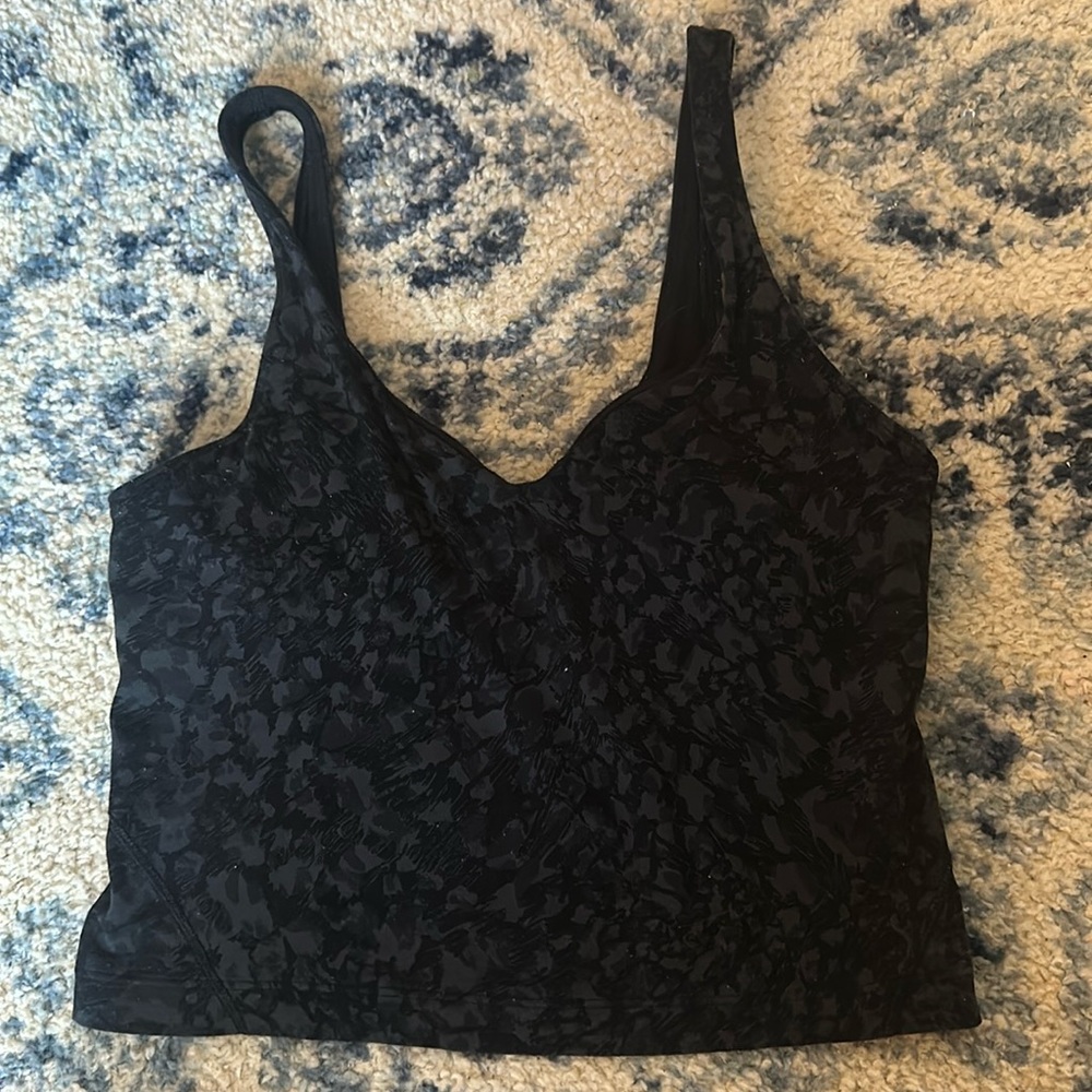 lululemon cheetah align tank size 4